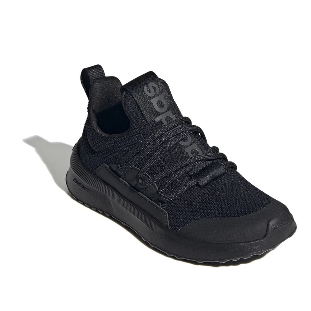 Adidas Cloudfoam Kids' Black Sneakers Size 2 1/2